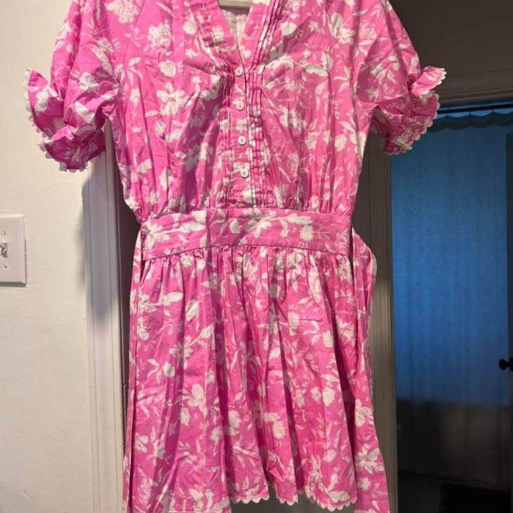 Few Moda Drea Dress, pink floral